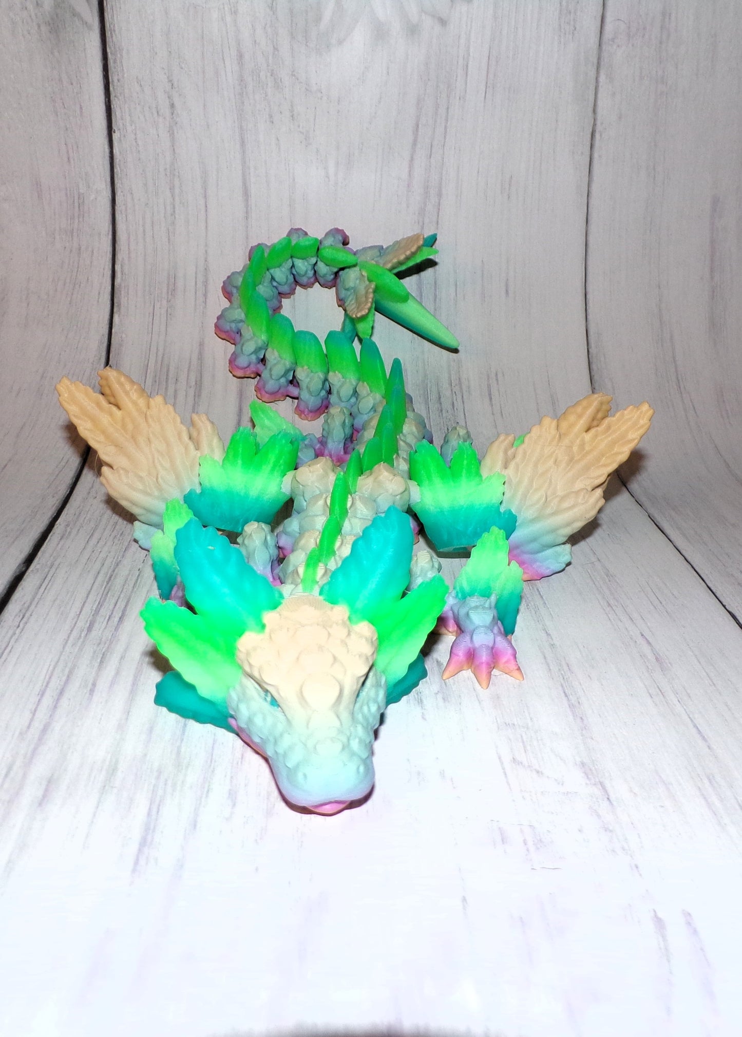 3d printed Axolotl dragon