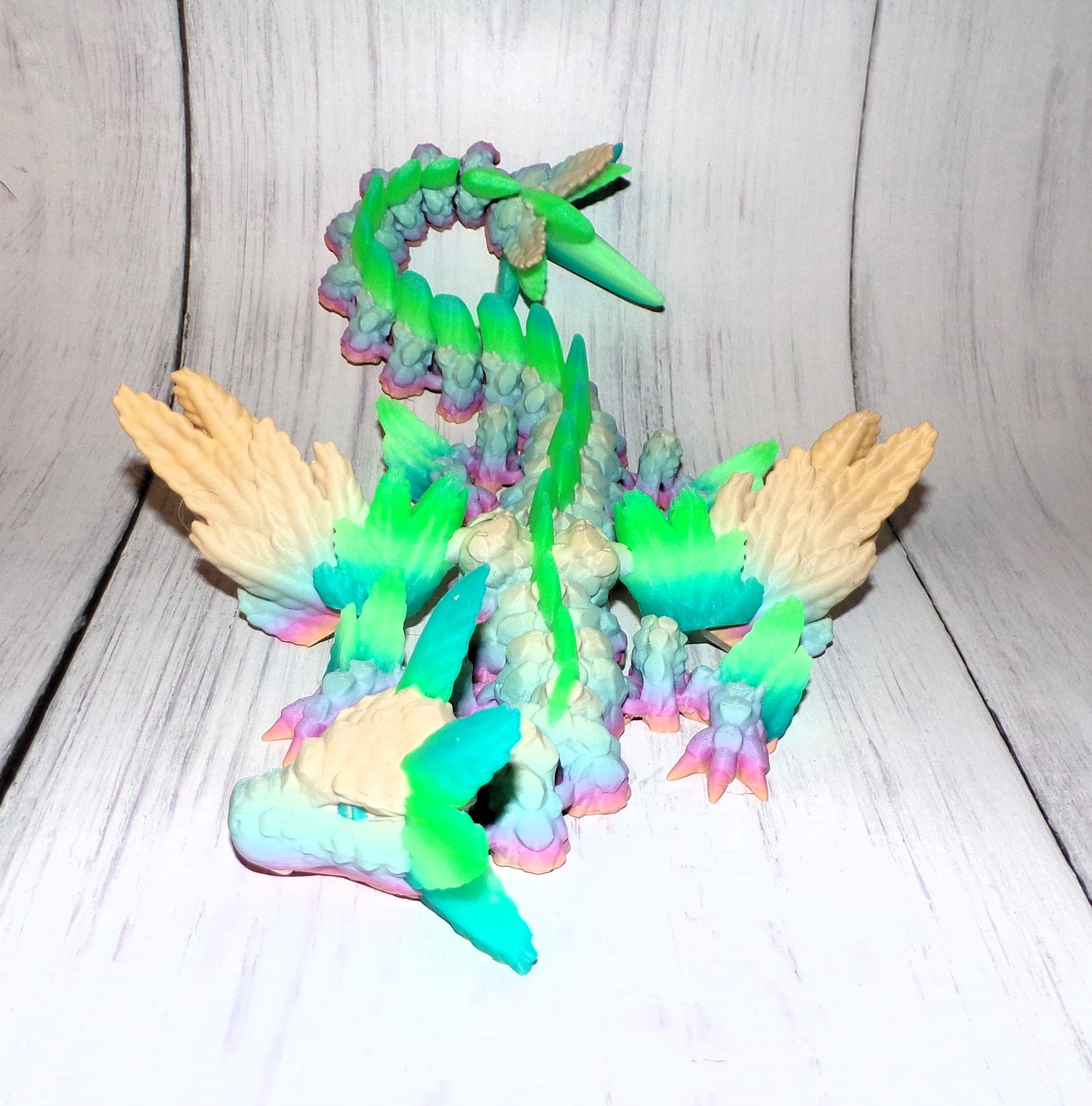 3d printed Axolotl dragon