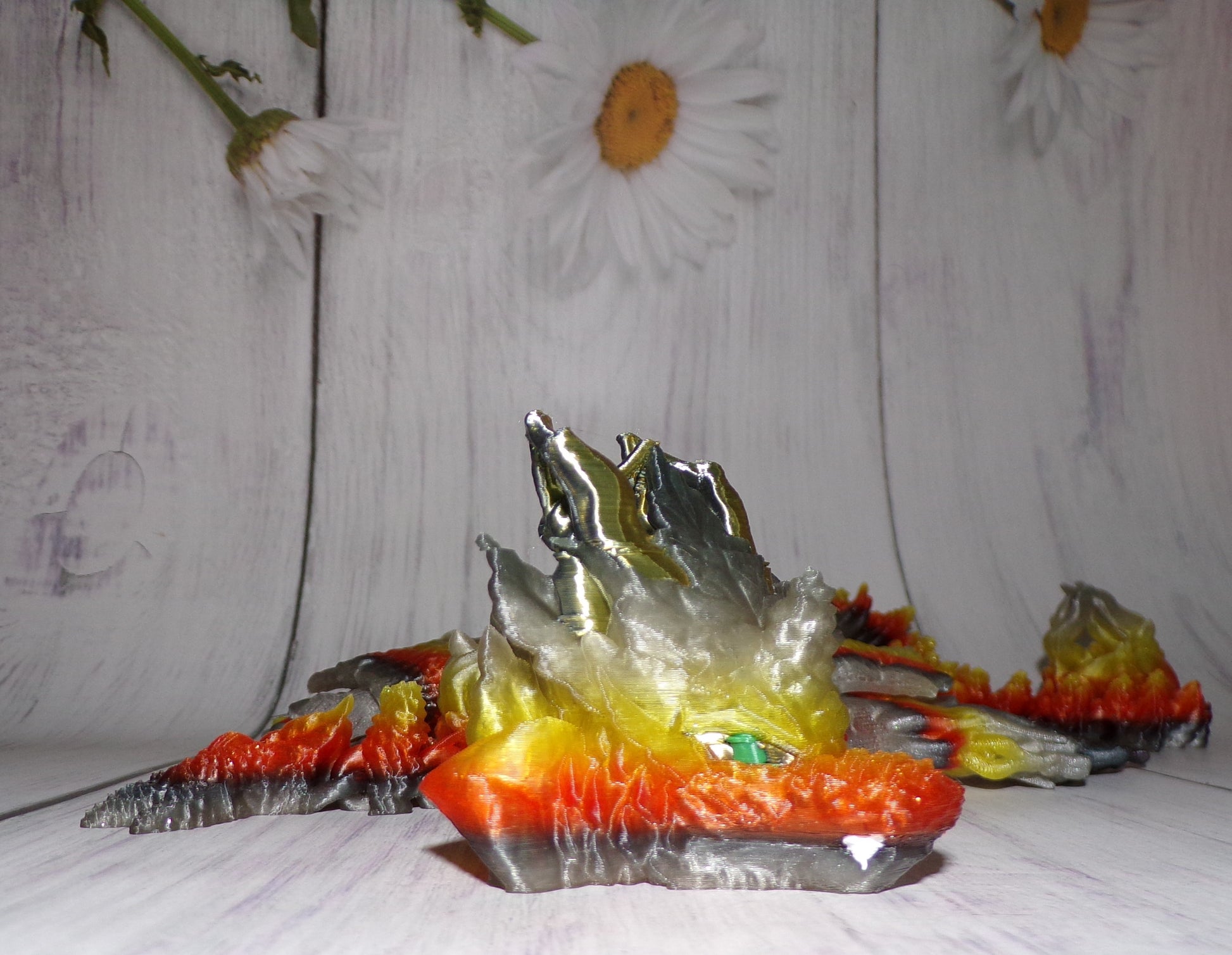 Autum Dragon:3D Printed, Fully Articulated - Wonderland 3D Printing 