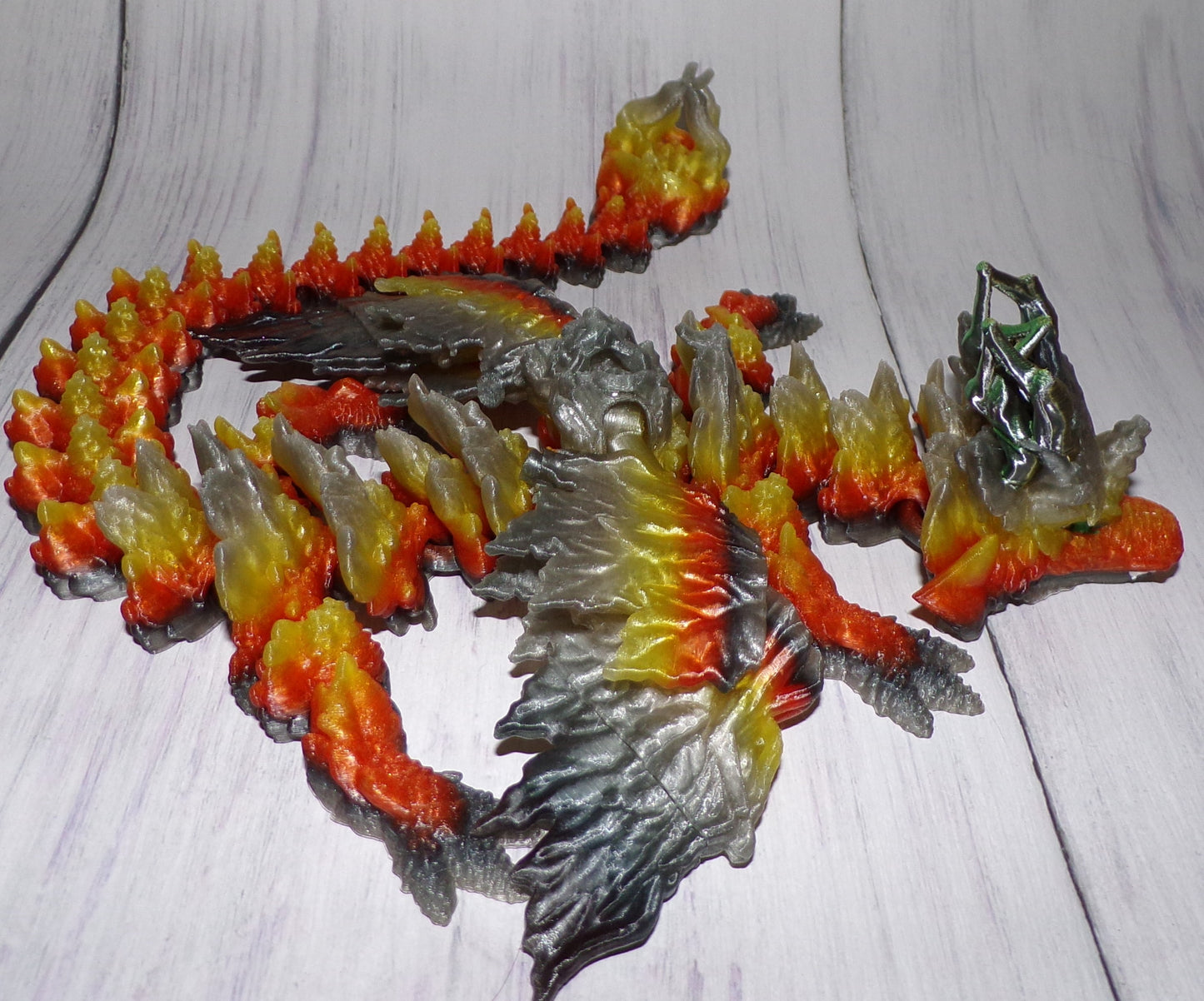 Autum Dragon:3D Printed, Fully Articulated - Wonderland 3D Printing 