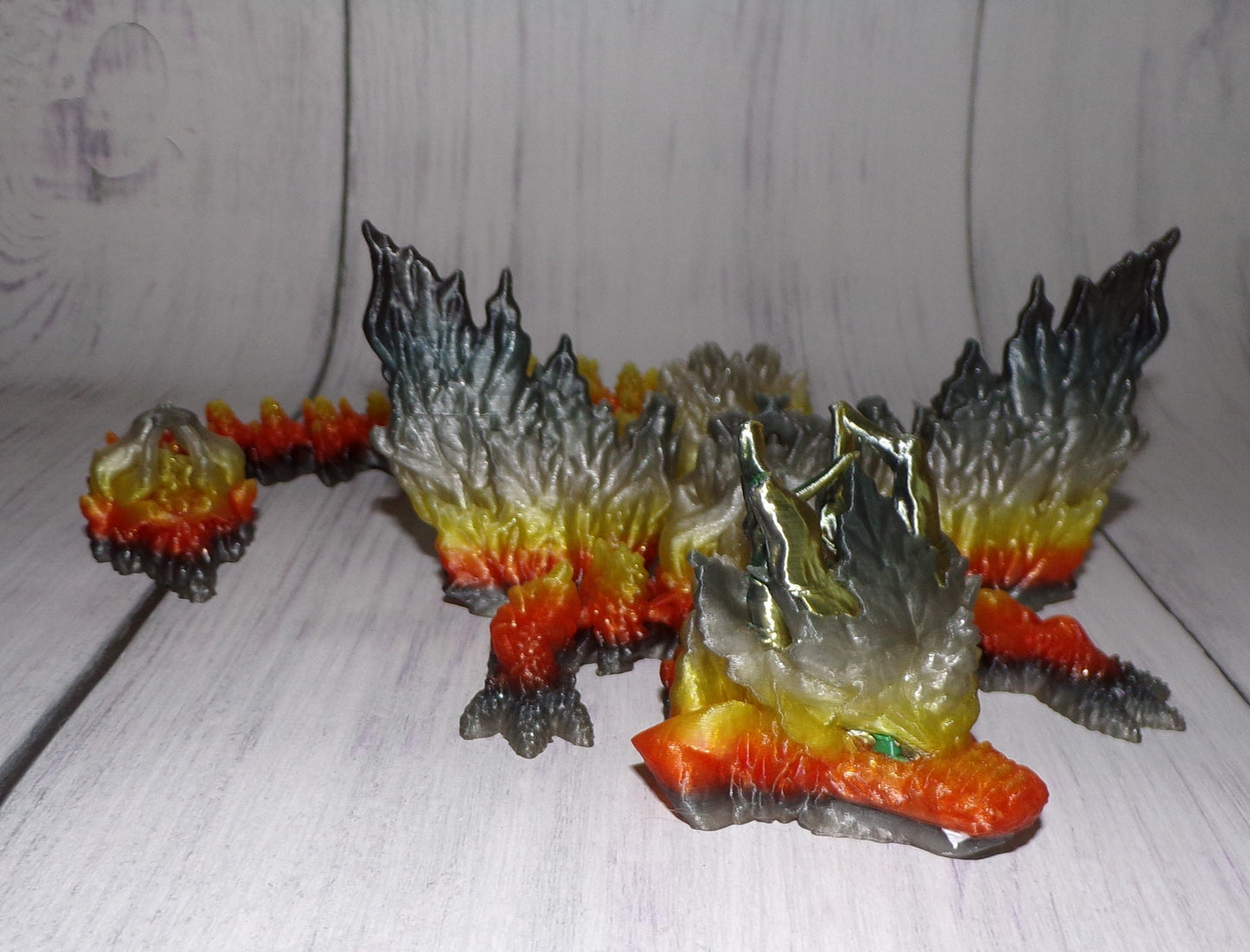 Autum Dragon:3D Printed, Fully Articulated - Wonderland 3D Printing 