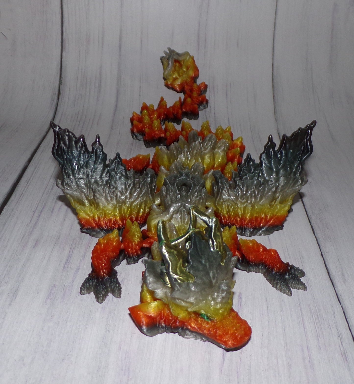 Autum Dragon:3D Printed, Fully Articulated - Wonderland 3D Printing 