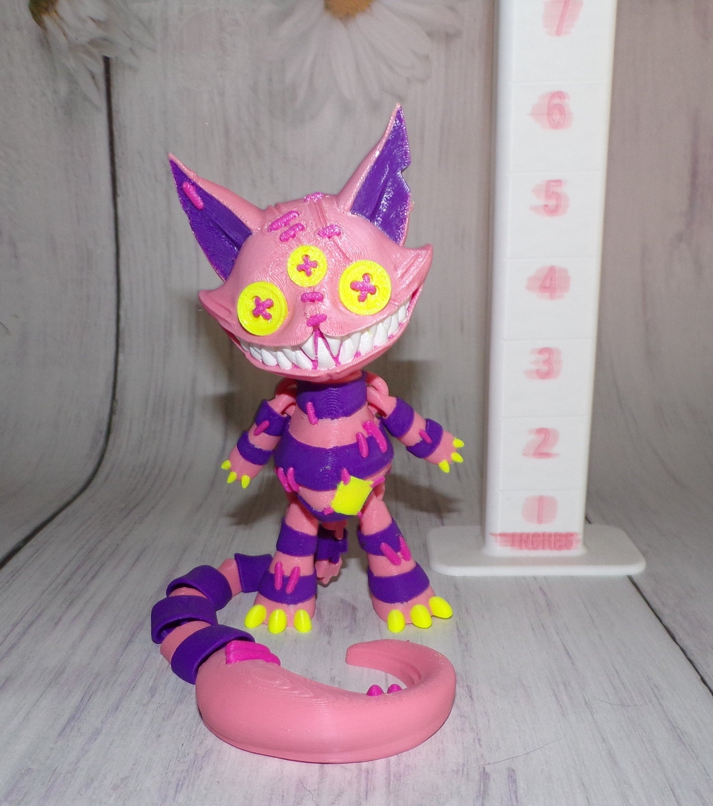 Stuffed Cat Doll 3D Printed Articulated Figurine - Wonderland 3D Printing 