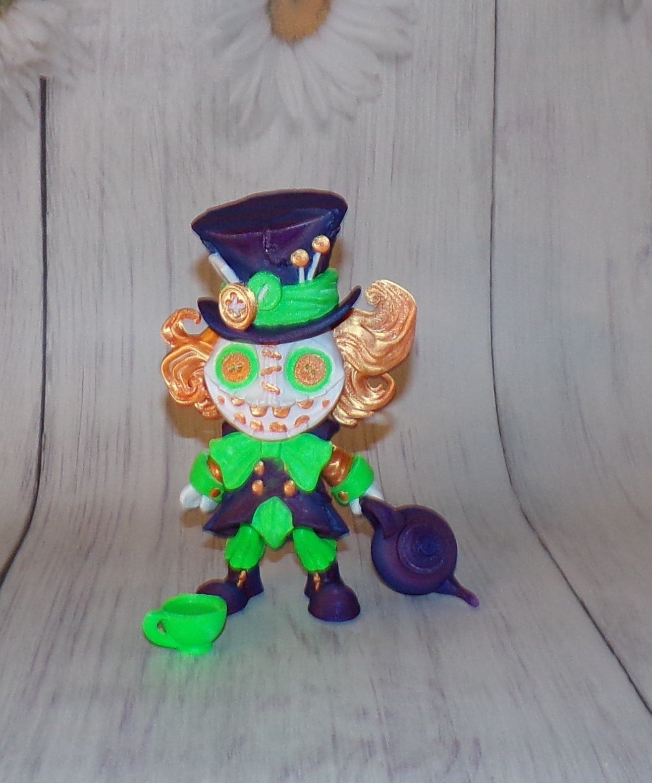 Hatter Doll 3D Printed Articulated Figurine - Wonderland 3D Printing 