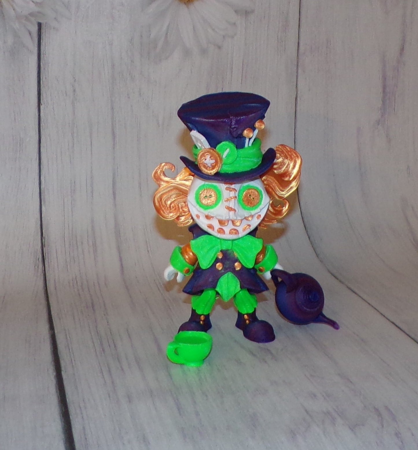 Hatter Doll 3D Printed Articulated Figurine - Wonderland 3D Printing 