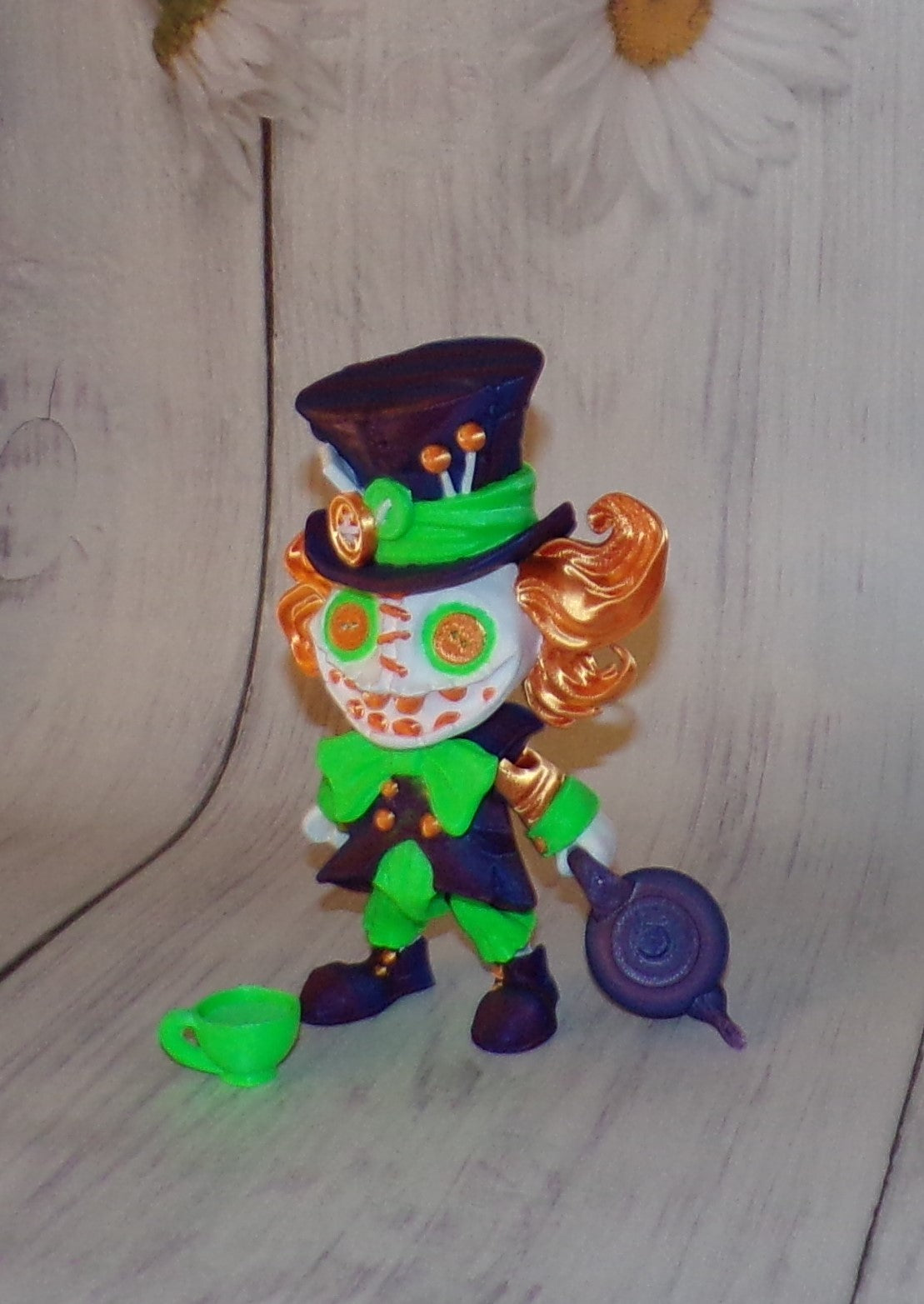 Hatter Doll 3D Printed Articulated Figurine - Wonderland 3D Printing 