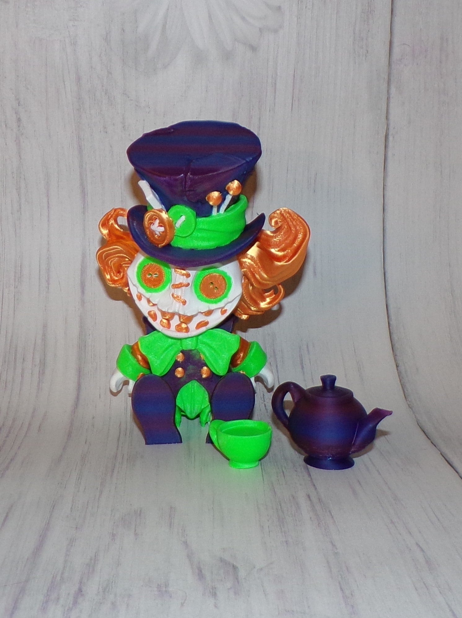 Hatter Doll 3D Printed Articulated Figurine - Wonderland 3D Printing 