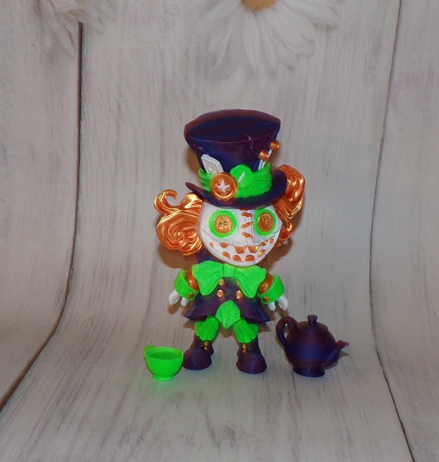 Hatter Doll 3D Printed Articulated Figurine - Wonderland 3D Printing 