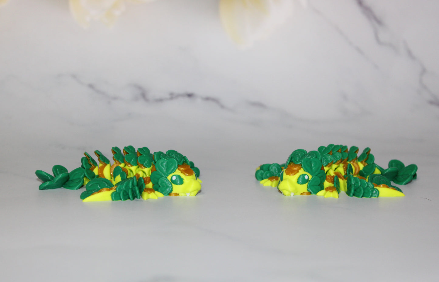 Tiny Clover Dragon 3D Printed Articulated Figurine