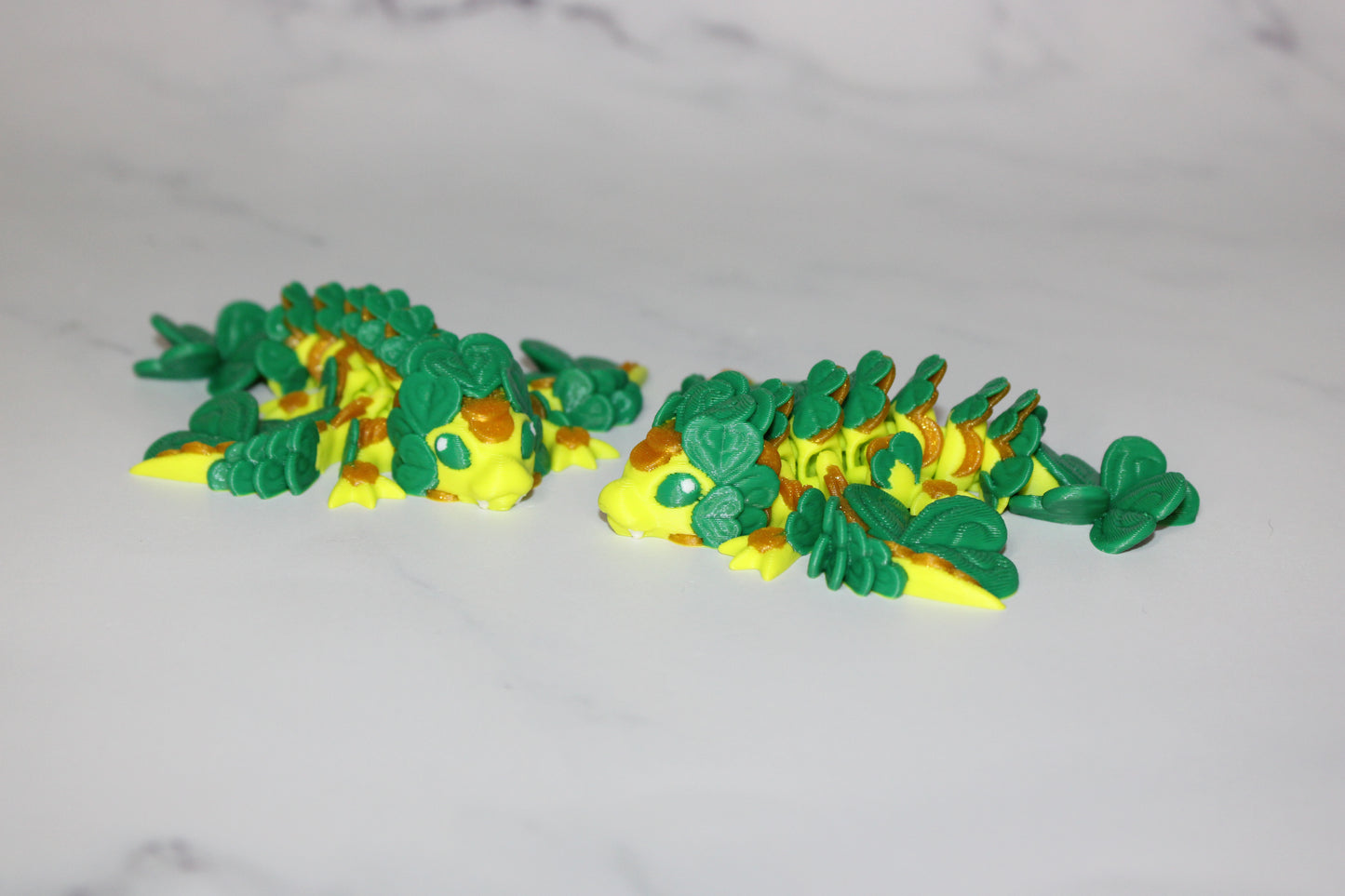 Tiny Clover Dragon 3D Printed Articulated Figurine