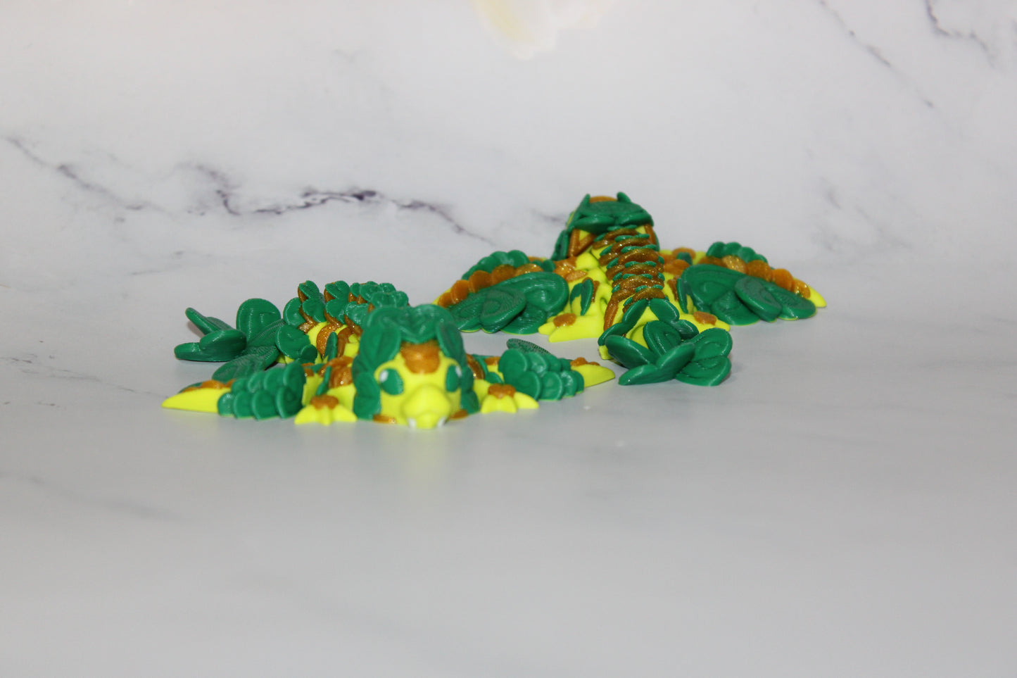 Tiny Clover Dragon 3D Printed Articulated Figurine