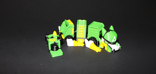 Garbage Truck Dragon: 3D Printed Articulated Fidget 7.25" Long