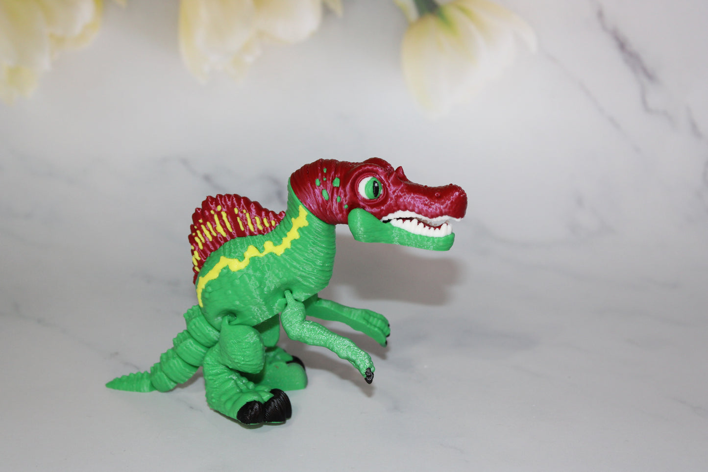 Spinosaurus 3D Printed Articulated Flexi Fidget Figurine