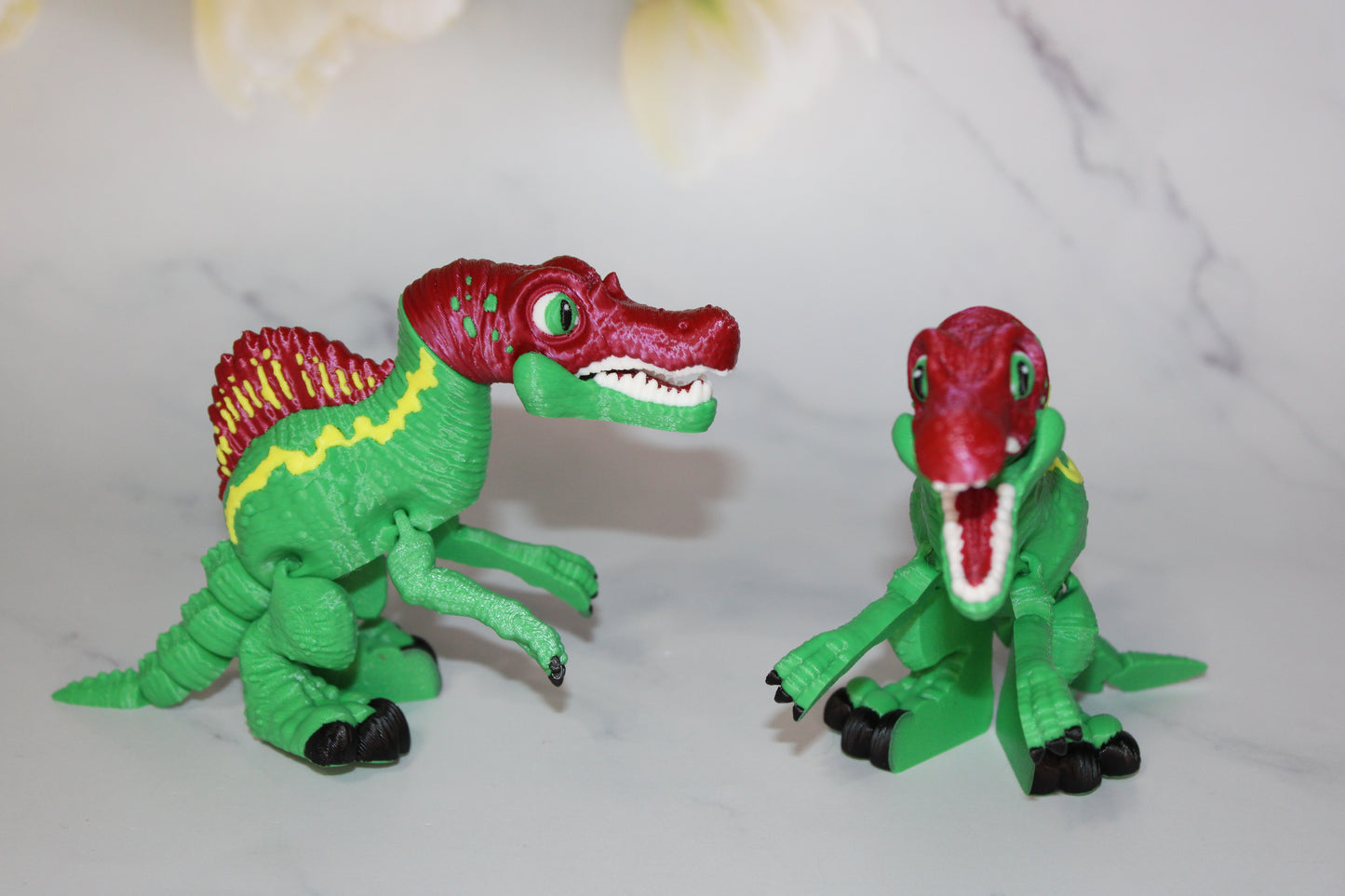 Spinosaurus 3D Printed Articulated Flexi Fidget Figurine