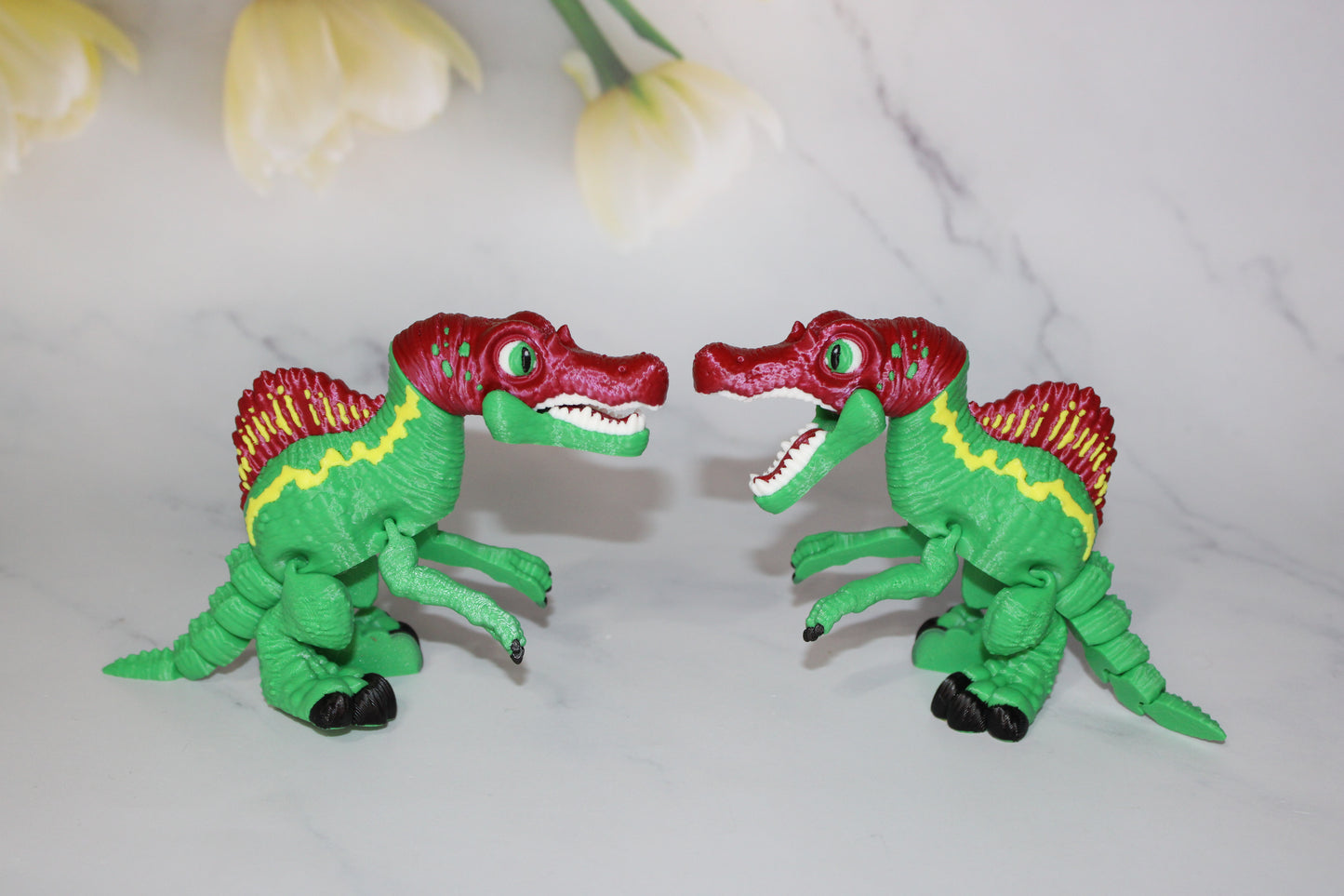 Spinosaurus 3D Printed Articulated Flexi Fidget Figurine