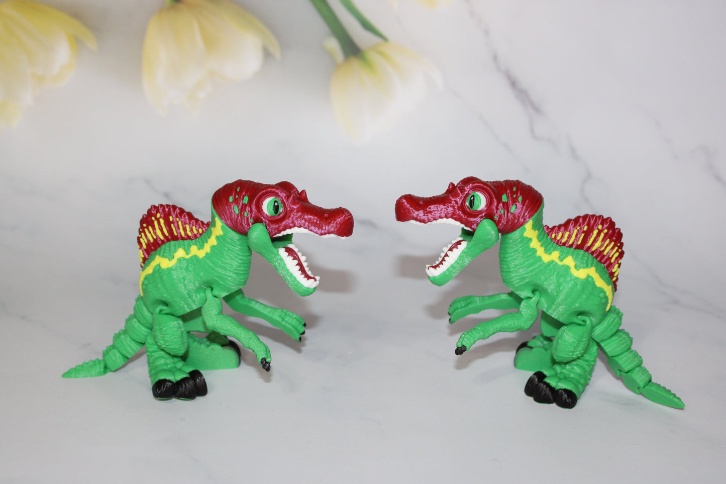 Spinosaurus 3D Printed Articulated Flexi Fidget Figurine