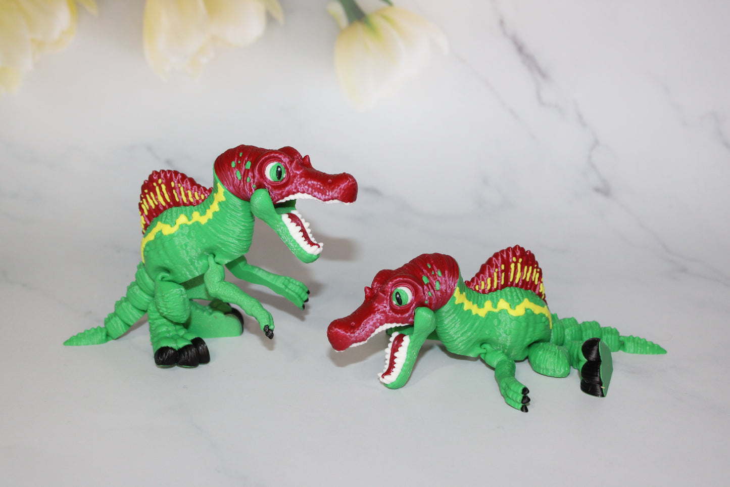 Spinosaurus 3D Printed Articulated Flexi Fidget Figurine