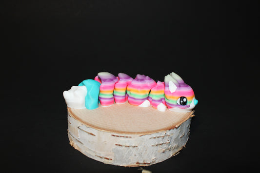3D Printed Squirrel 5" Long with Stump Options