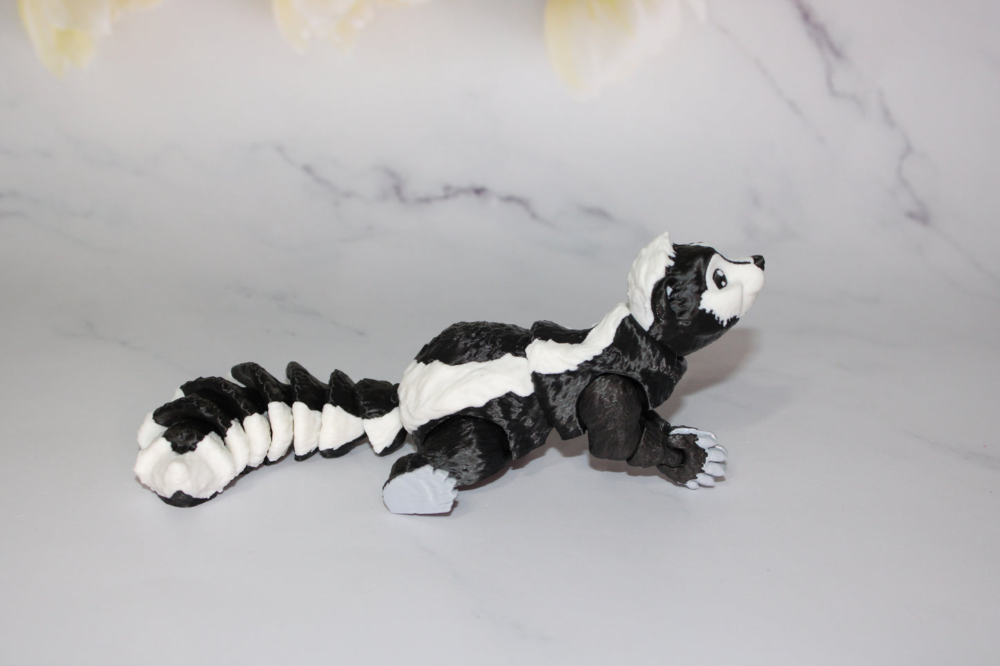 Skunk 3D Printed Articulated Figurine Fidget Toy