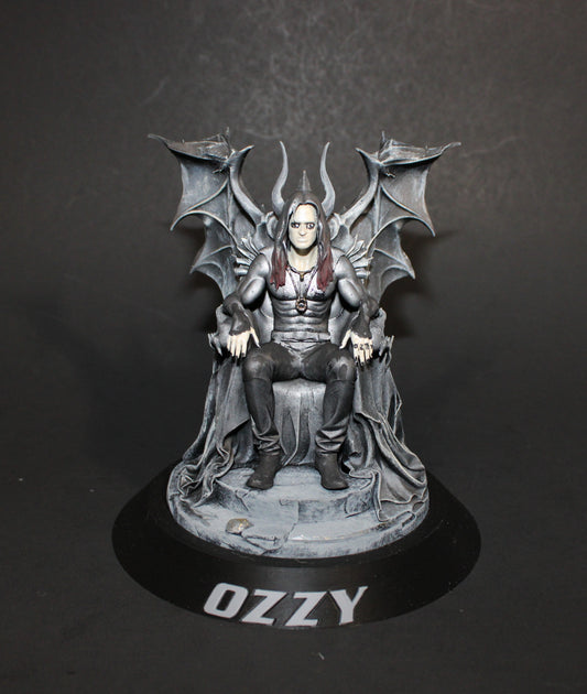 Hand-painted, resin-printed 5.5" tall statue of the Prince of Darkness.
