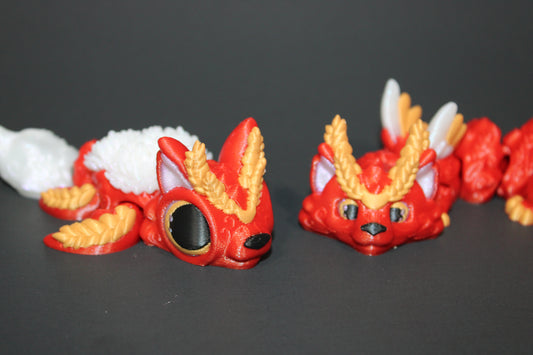 Virgo Fox or Turtle Articulated 3d Printed Figurine