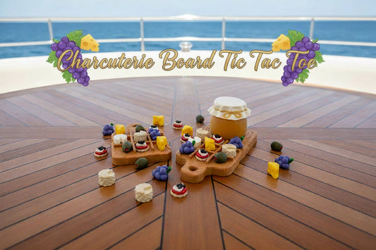 Charcuterie Board Tic Tac Toe - 3D Printed - Wonderland 3D Printing 