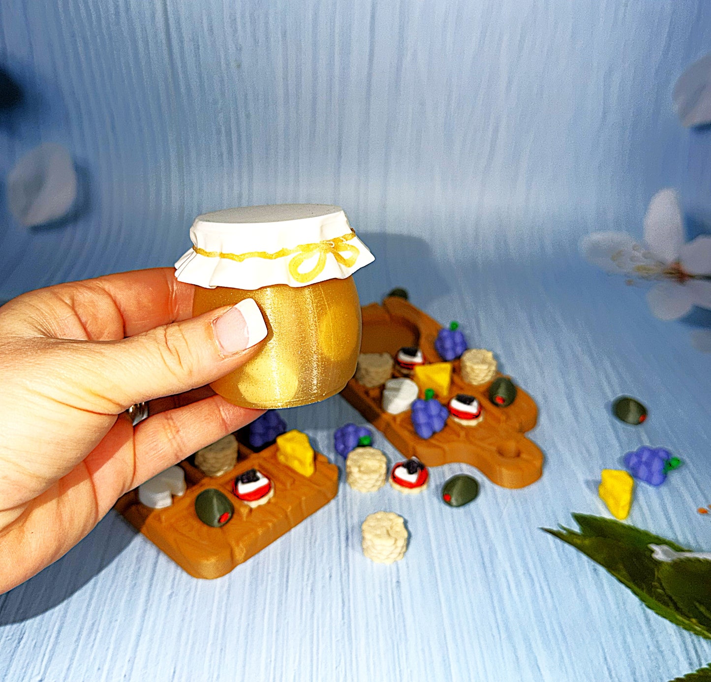 Charcuterie Board Tic Tac Toe - 3D Printed - Wonderland 3D Printing 
