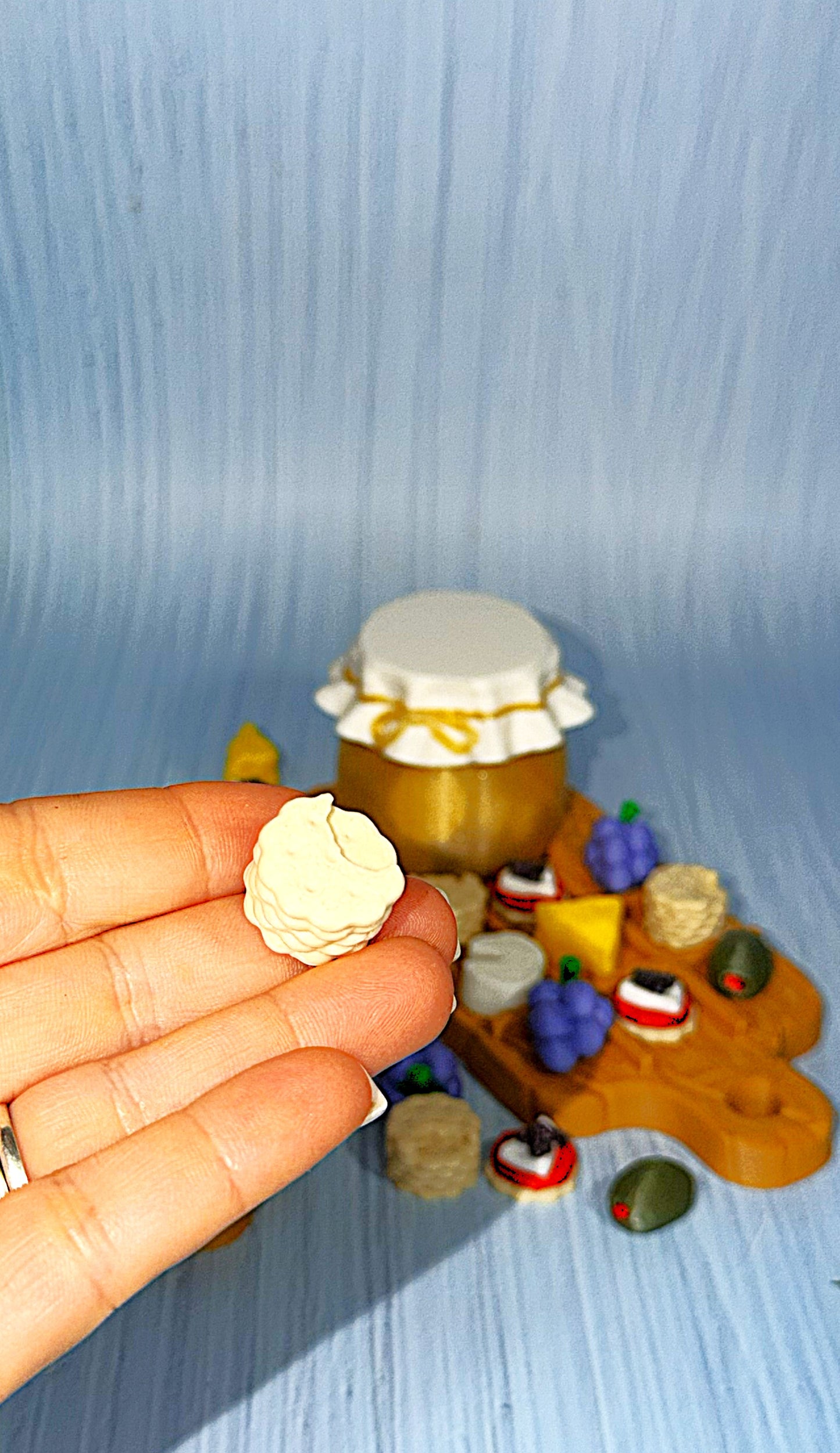 Charcuterie Board Tic Tac Toe - 3D Printed - Wonderland 3D Printing 