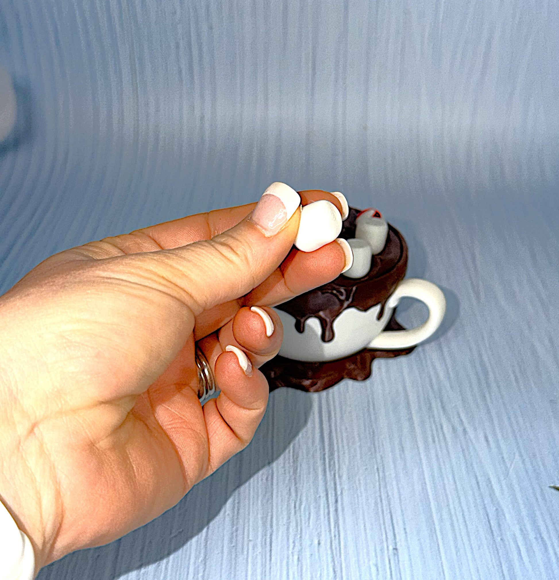 Hot Coco Tic Tac Toe - 3D Printed- Cup is Container - Wonderland 3D Printing 