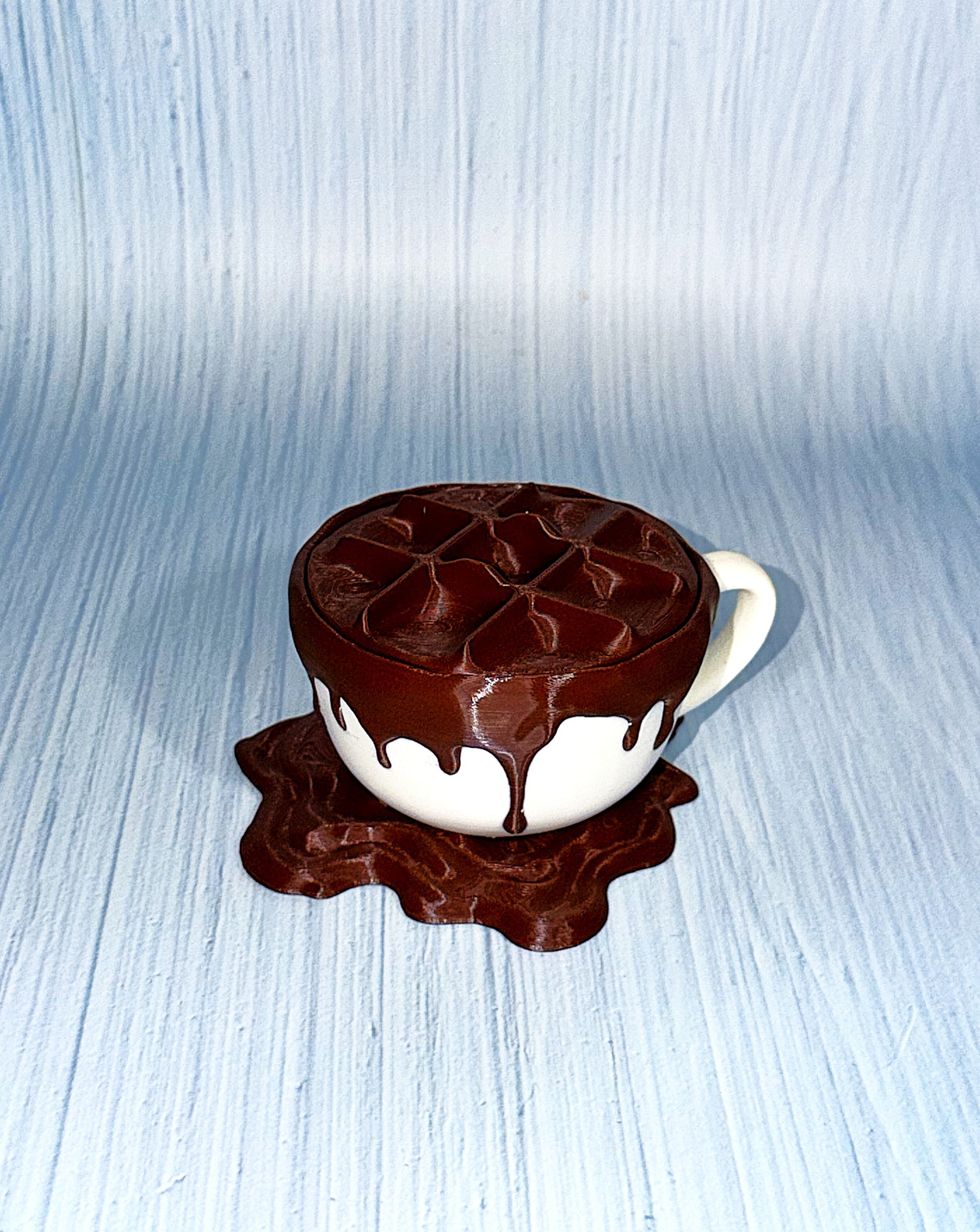 Hot Coco Tic Tac Toe - 3D Printed- Cup is Container - Wonderland 3D Printing 
