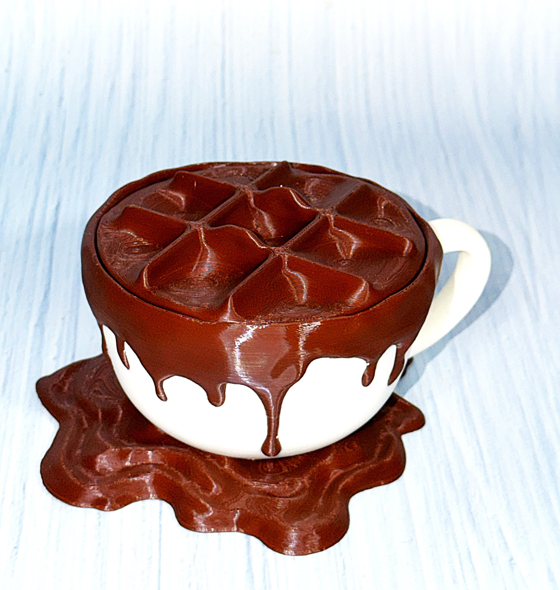Hot Coco Tic Tac Toe - 3D Printed- Cup is Container - Wonderland 3D Printing 