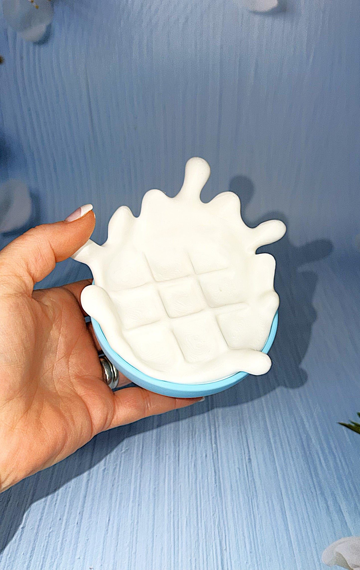Cereal Bowl Tic Tac Toe - 3D Printed- Bowl is Container - Wonderland 3D Printing 