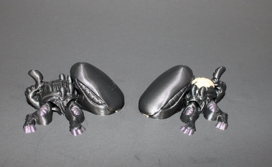 Xenoturtle- Articulated 3D Printed Flexi Fidget Toy-2.5"