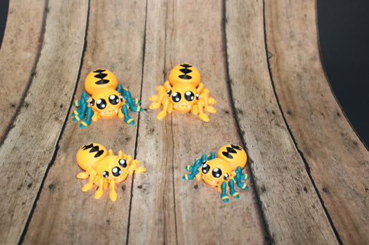 Mini Silly Spider 3d Printed Articulated Figurine