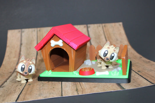 3D Printed Flexi German Shepard with Play Yard set