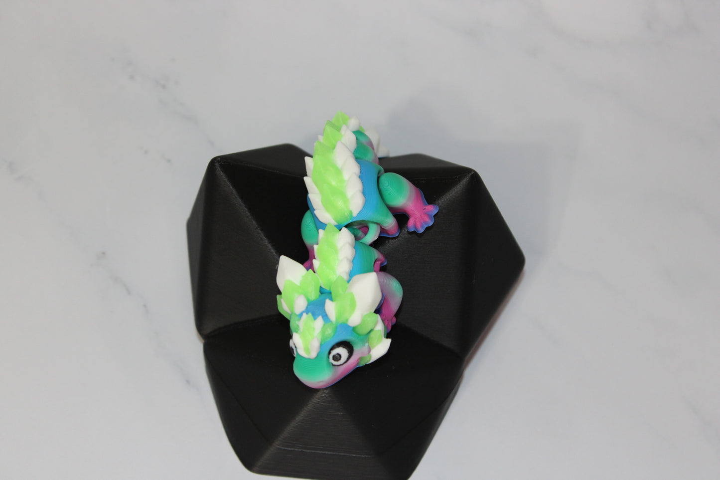 Spikey Baby Dragon Articulated 3d Printed Figurine