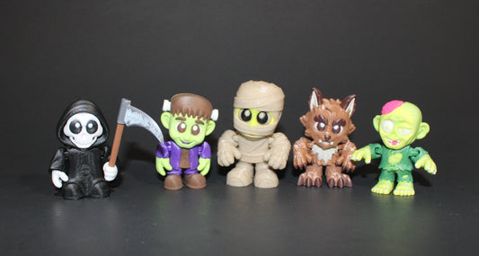3D-printed articulated flexible Halloween mini fidget toys-2"