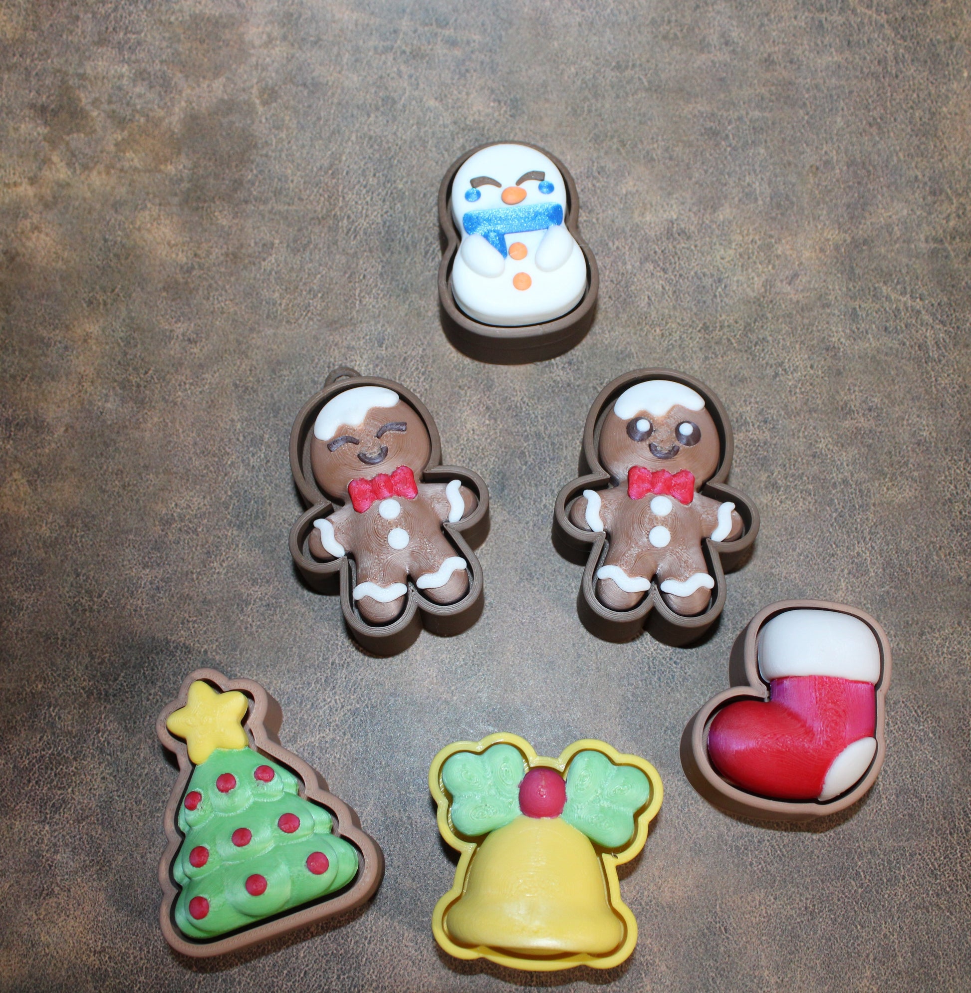 3D-Printed Christmas Clickers – A Variety to Choose From! - Wonderland 3D Printing 