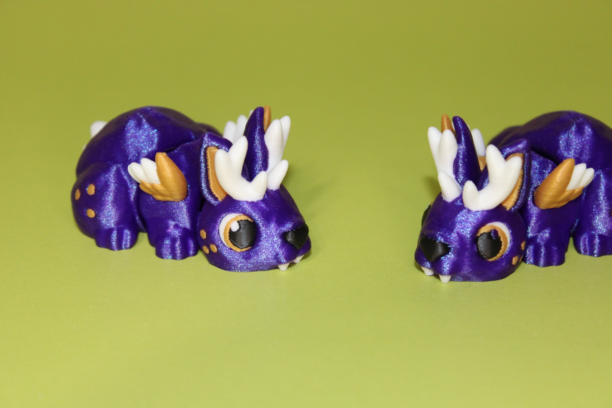 Cryptids- Kitsune, Jersey Devil, and Wolpertinger Articulated 3d Printed Figurine - Wonderland 3D Printing 