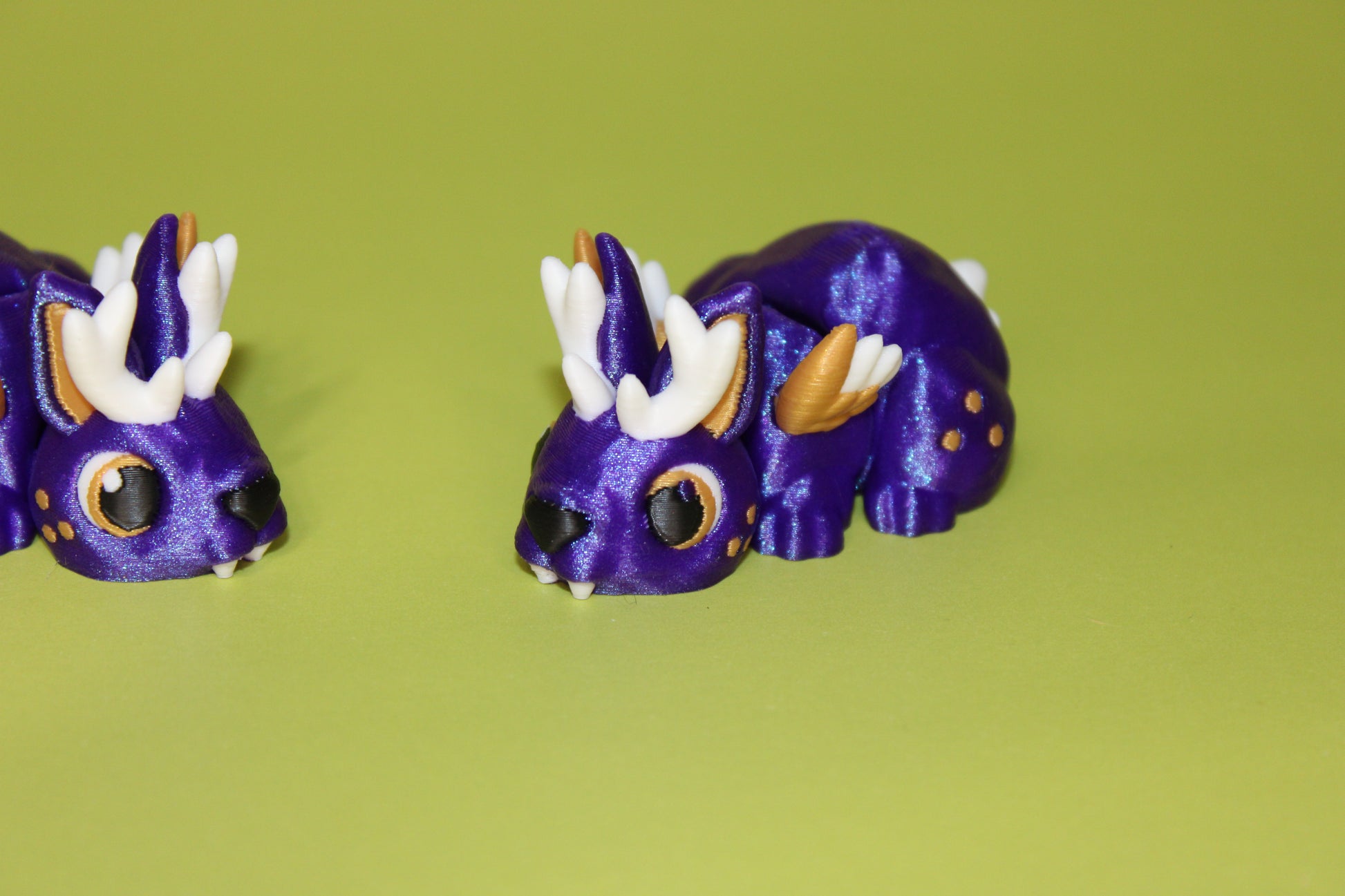 Cryptids- Kitsune, Jersey Devil, and Wolpertinger Articulated 3d Printed Figurine - Wonderland 3D Printing 