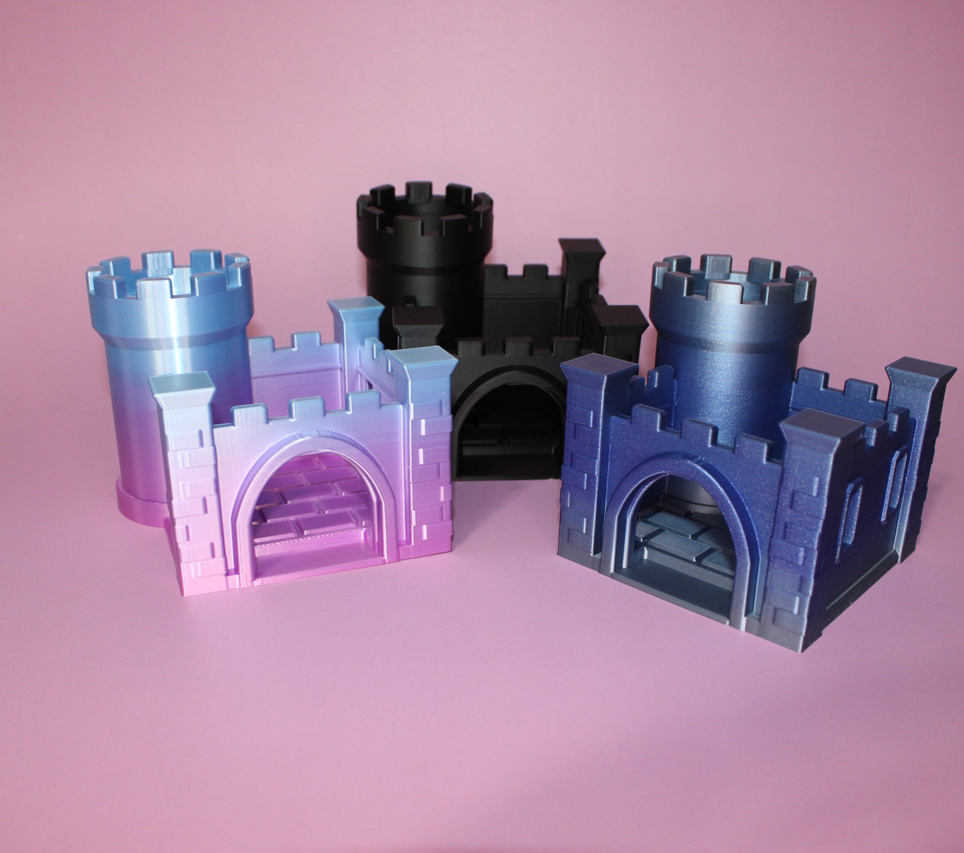 Dragon with Tower Articulated 3d Printed Figurine - Wonderland 3D Printing 