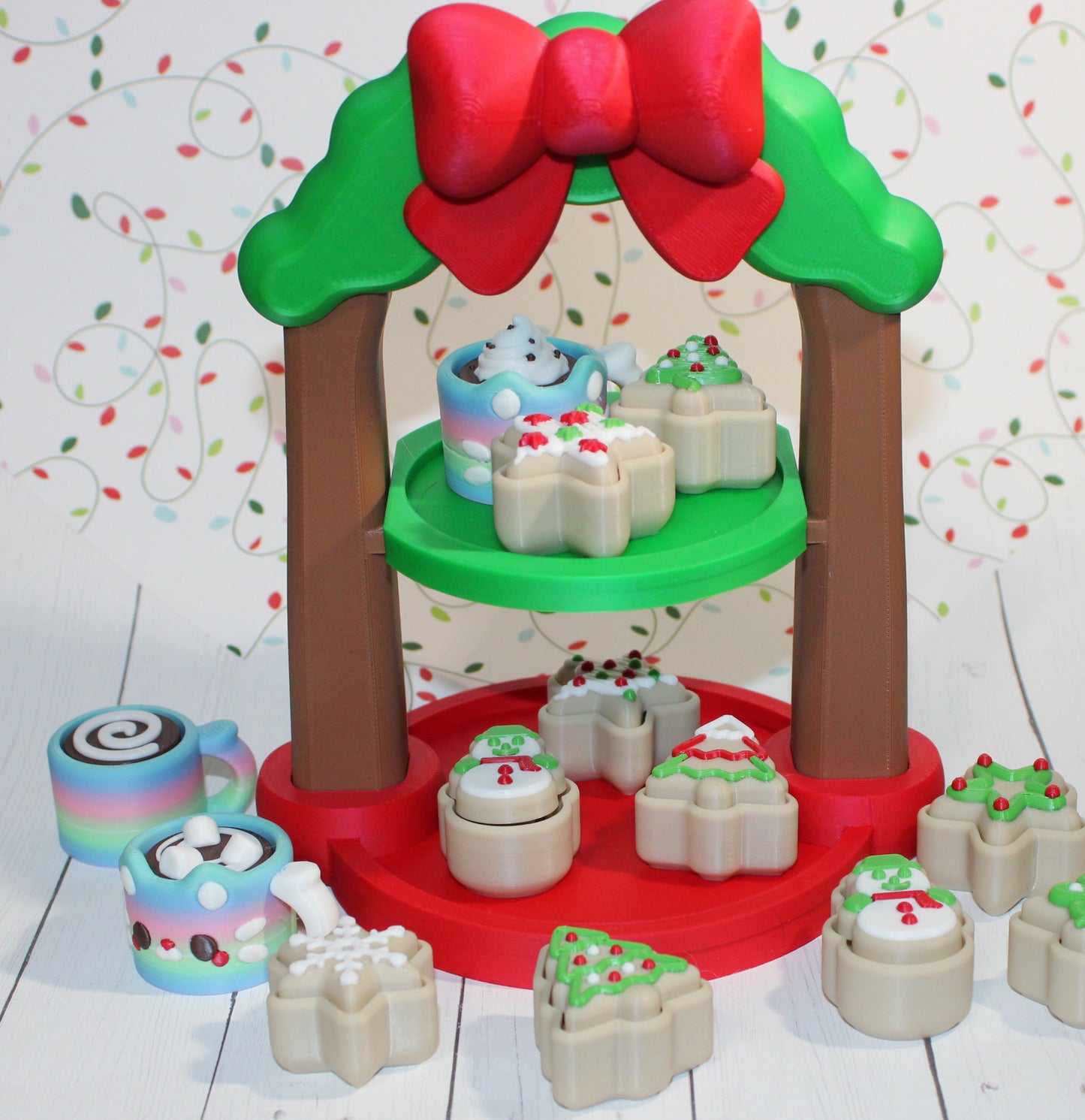 3D Printed Cookies and Coco Clickers with Stand