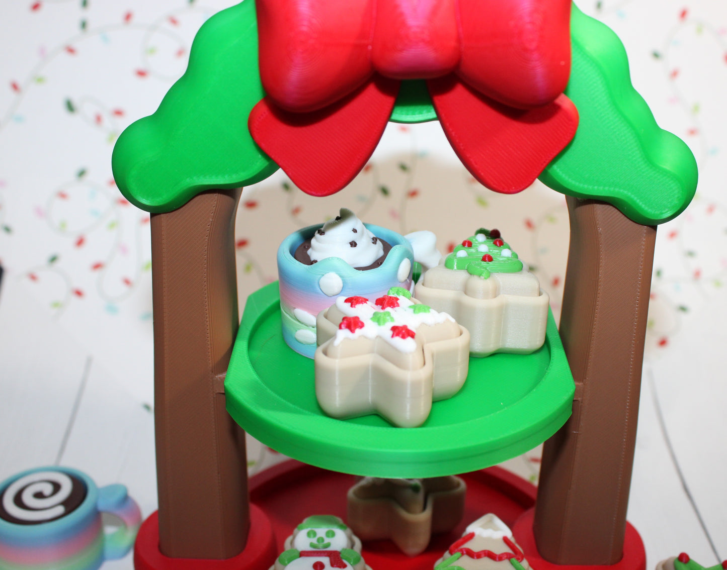 3D Printed Cookies and Coco Clickers with Stand