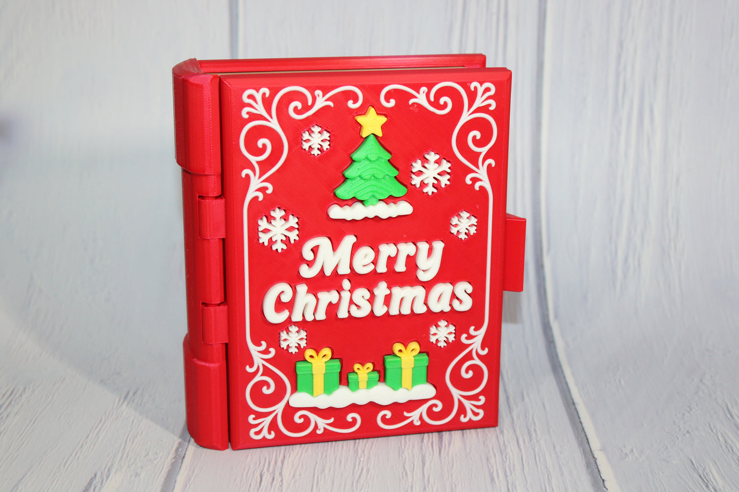 Santa Set Book Container-with 2 Santa's! Everything Included!!