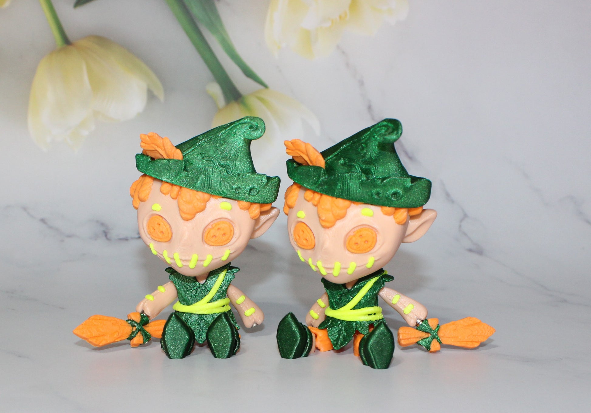 Lost Friend 3d Printed Articulated Figurine Fidget - Wonderland 3D Printing 