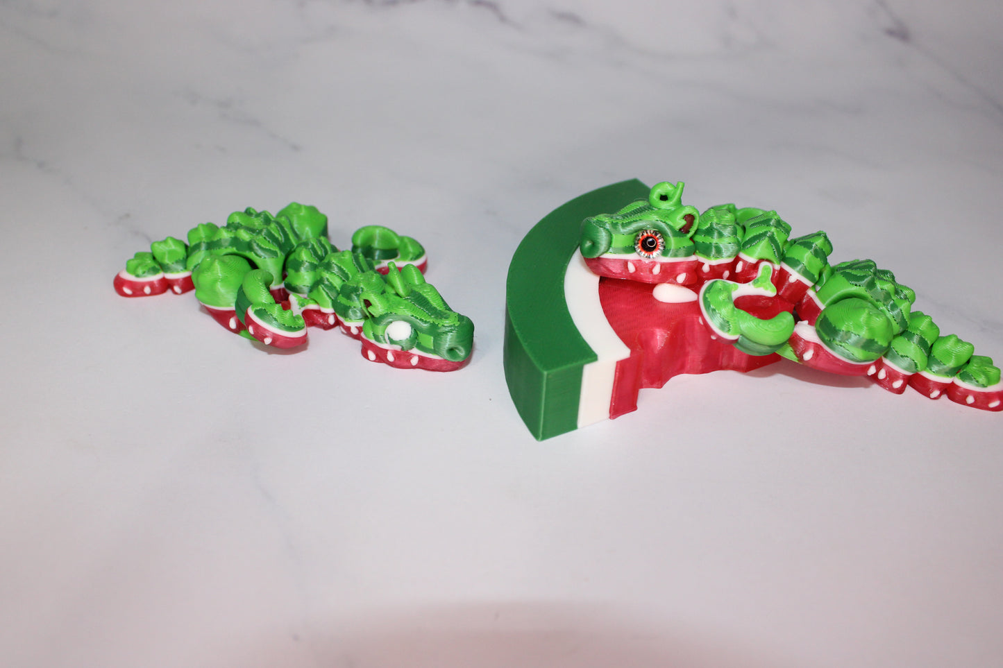 Watermelon Ground Sloth or Ground Sloth 3d Printed Articulated Figurine - Wonderland 3D Printing 
