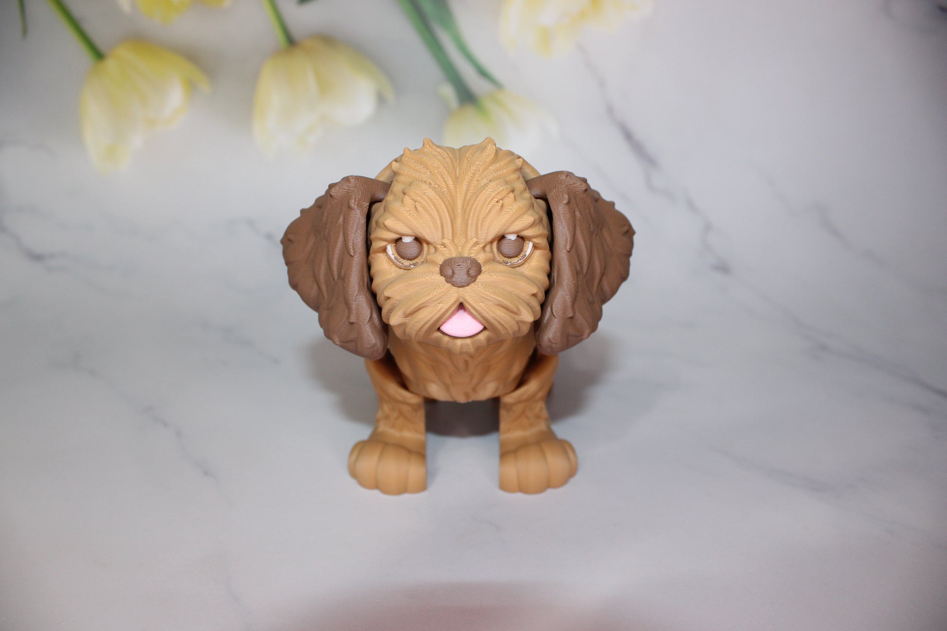 Shih Tzu 3D Printed Articulated Figurine - Wonderland 3D Printing 