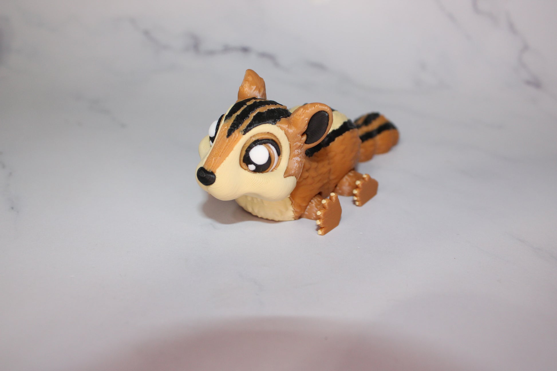 Chipmunk 3D Printed Articulated Figurine Fidget Toy - Wonderland 3D Printing 