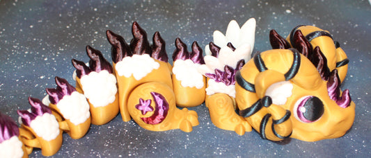 Aries Dragon Articulated 3d Printed Figurine - Wonderland 3D Printing 