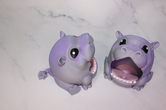 Hippo Puff Bowl 3D Printed - Wonderland 3D Printing 